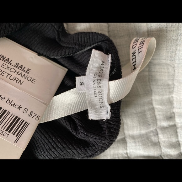 Mistress Rocks bodysuit with gold clasp detailing NWT - Picture 5 of 6